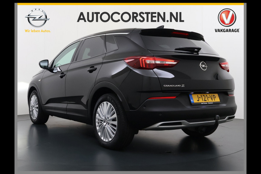 Opel Grandland X T131PK AUT-8Navi Trekhaak Innovation Camera Pdc Ecc Apple Carplay Android AGR-Comfortstoel LED Cruise Control Lane Assist Lmv 18" Licht-Regensensor Sensor dodehoek 1e Eigenaar Origineel Nederlandse Auto 1.300KG Trekgewicht € 40.000 nieuw