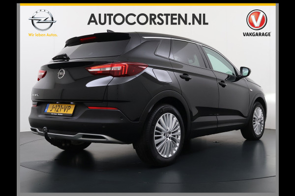 Opel Grandland X T131PK AUT-8Navi Trekhaak Innovation Camera Pdc Ecc Apple Carplay Android AGR-Comfortstoel LED Cruise Control Lane Assist Lmv 18" Licht-Regensensor Sensor dodehoek 1e Eigenaar Origineel Nederlandse Auto 1.300KG Trekgewicht € 40.000 nieuw