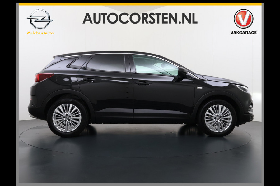 Opel Grandland X T131PK AUT-8Navi Trekhaak Innovation Camera Pdc Ecc Apple Carplay Android AGR-Comfortstoel LED Cruise Control Lane Assist Lmv 18" Licht-Regensensor Sensor dodehoek 1e Eigenaar Origineel Nederlandse Auto 1.300KG Trekgewicht € 40.000 nieuw