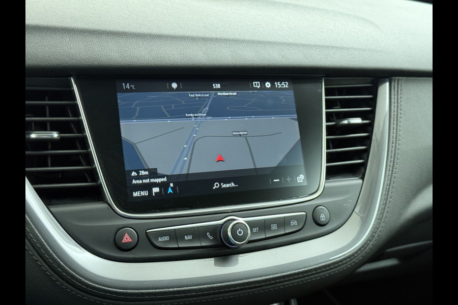 Opel Grandland X T131PK AUT-8Navi Trekhaak Innovation Camera Pdc Ecc Apple Carplay Android AGR-Comfortstoel LED Cruise Control Lane Assist Lmv 18" Licht-Regensensor Sensor dodehoek 1e Eigenaar Origineel Nederlandse Auto 1.300KG Trekgewicht € 40.000 nieuw