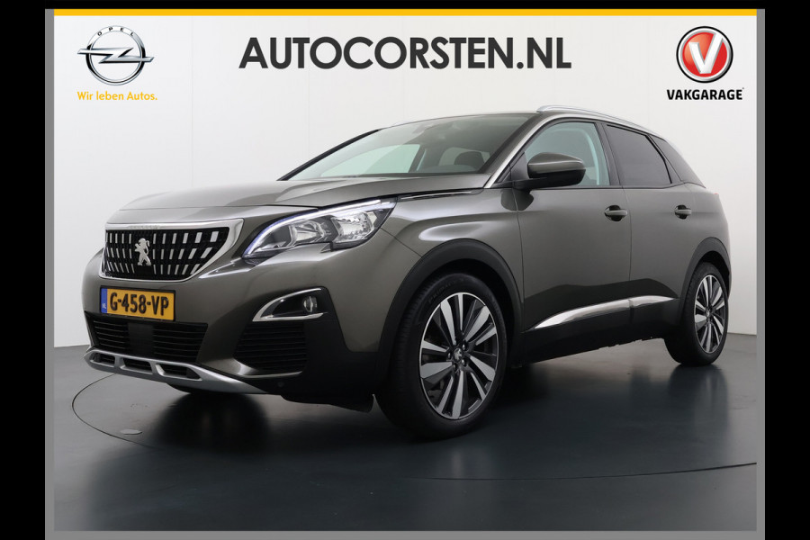 Peugeot 3008 131PK AUT-8 Navi 360°Camera Elektr.-Stoel+Geheugen Apple Carplay Android Trekhaak Ergo-Comfort Stoelen Memory Ecc Cruise Control Pack City Stoelverwarming Lmv Keyless Bluetooth Visio park 1 Privacy Glas Verkeersbord detectie 1e Eigenaar Origineel Nederlandse Auto € 40.000 nieuw Peugeot-Onderhouden EURO 6.3