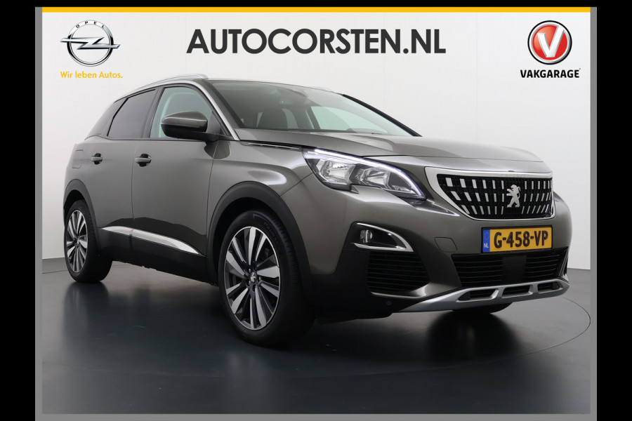 Peugeot 3008 131PK AUT-8 Navi 360°Camera Elektr.-Stoel+Geheugen Apple Carplay Android Trekhaak Ergo-Comfort Stoelen Memory Ecc Cruise Control Pack City Stoelverwarming Lmv Keyless Bluetooth Visio park 1 Privacy Glas Verkeersbord detectie 1e Eigenaar Origineel Nederlandse Auto € 40.000 nieuw Peugeot-Onderhouden EURO 6.3