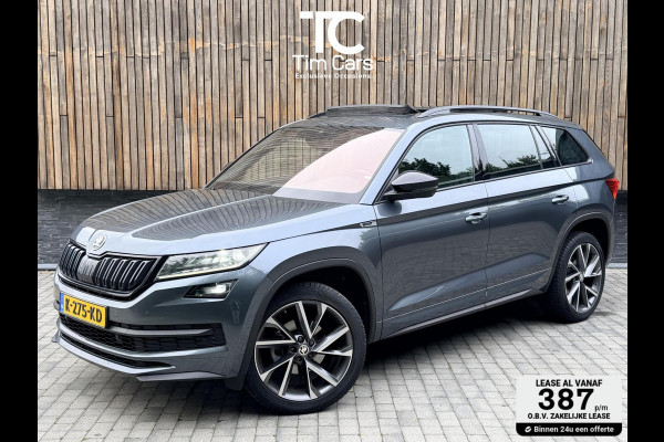 Škoda Kodiaq 1.5 TSI Sportline Automaat | Panoramadak | Trekhaak uitklapbaar | Navigatiesysteem | Stoelverwarming voor en achter | Stuurverwa