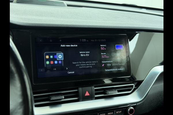 Kia e-Niro EV 64kWh SOH 100% W-pomp Adaptive-Cruise Camera Apple Carplay Android Auto Navi Ecc DynamicLine Stoel-Stuurverwarming Pdc Lane Assist VESS DAB Led Isofix Keyless € 45.000 nieuw Origineel Nederlandse Auto