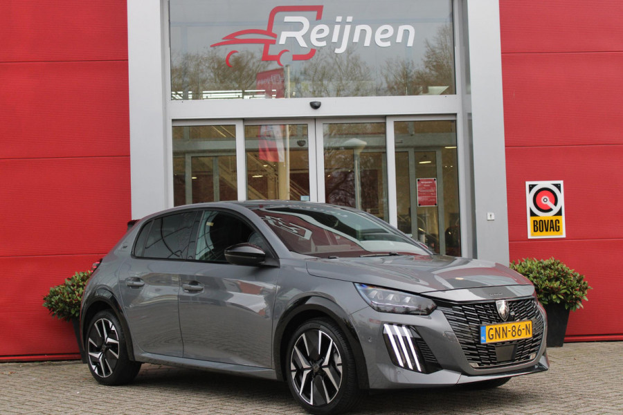 Peugeot 208 Hybrid 145PK e-DCS6 GT PACK | ELEKTRISCH VERSTELBARE BESTUURDERSSTOEL MET MASSAGE FUNCTIE | CAMERA VOOR + ACHTER | ALCANTARA BEKLEDING | DODEHOEK DETECTIE | ADAPTIVE CRUISE CONTROL | NAVIGATIE | DRAADLOZE APPLE CARPLAY/ANDROID AURO | PANORAMA DAK | ZWART DAK | FULL LED KOPLAMPEN | DRAADLOZE TELEFOONLADER | STOEL VERWARMING | LICHTMETALEN VELGEN 17" | GETINTE RUITEN |