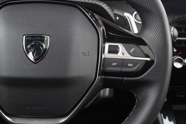 Peugeot 208 Hybrid 145PK e-DCS6 GT PACK | ELEKTRISCH VERSTELBARE BESTUURDERSSTOEL MET MASSAGE FUNCTIE | CAMERA VOOR + ACHTER | ALCANTARA BEKLEDING | DODEHOEK DETECTIE | ADAPTIVE CRUISE CONTROL | NAVIGATIE | DRAADLOZE APPLE CARPLAY/ANDROID AURO | PANORAMA DAK | ZWART DAK | FULL LED KOPLAMPEN | DRAADLOZE TELEFOONLADER | STOEL VERWARMING | LICHTMETALEN VELGEN 17" | GETINTE RUITEN |