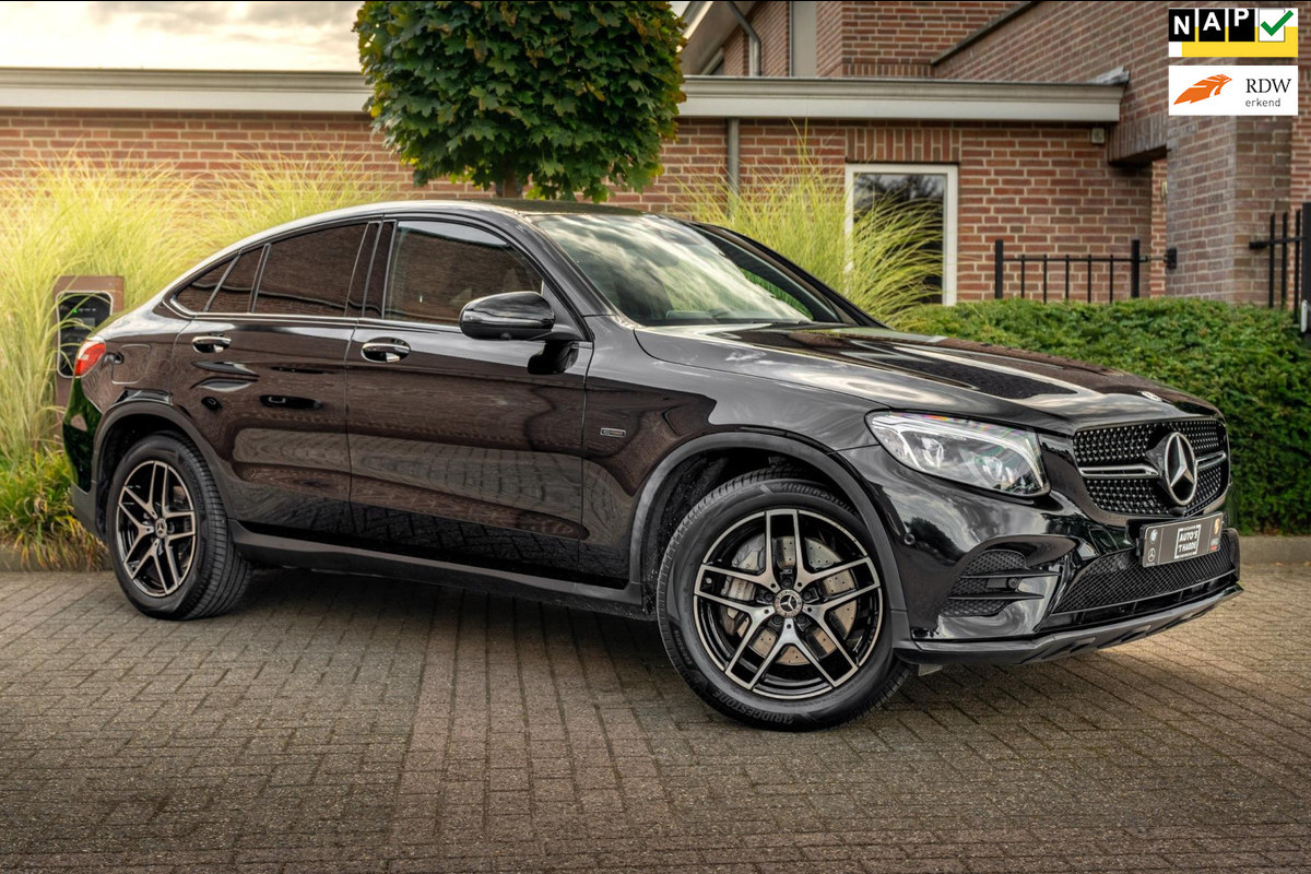 Mercedes-Benz GLC Coupé 350e 4MATIC Premium 320 PK AMG Luchtvering 360 Camera Keyless 19''