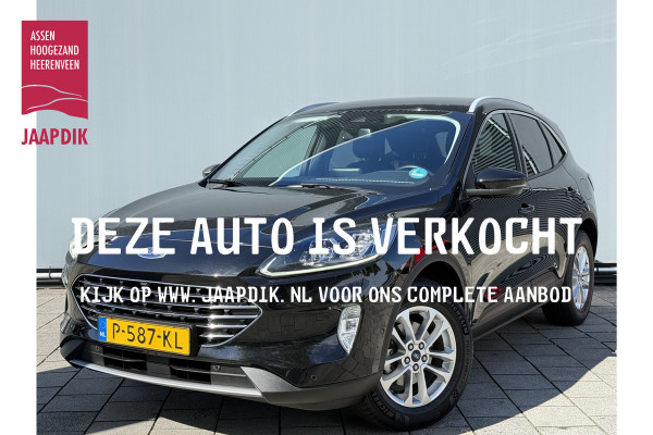 Ford Kuga BWJ 2022 | 2.5 PHEV 225PK Titanium X | CLIMA | NAVI | HALF LEER | CARPLAY | CAMERA | PRIVACY GLASS | PDC