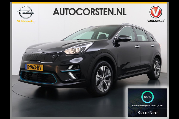Kia e-Niro EV 64kWh SOH 100% Warmtepomp Adaptive-Cruise Camera Apple Carplay Android Auto Navi Ecc DynamicLine Stoel-Stuurverwarming Pdc Lane Assist VESS DAB Led Isofix Keyless Origineel Nederlandse Auto Nieuwprijs €45.000,-