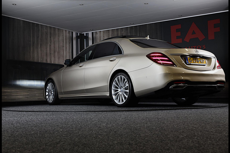 Mercedes-Benz S-Klasse S500 4MATIC Lang AMG Line / Acc / Lane Assist / Dode Hoek / 360 Camera / Chauffeurspakket / Schermen / Pano / Led