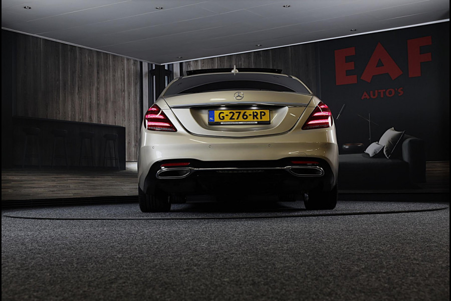 Mercedes-Benz S-Klasse S500 4MATIC Lang AMG Line / Acc / Lane Assist / Dode Hoek / 360 Camera / Chauffeurspakket / Schermen / Pano / Led