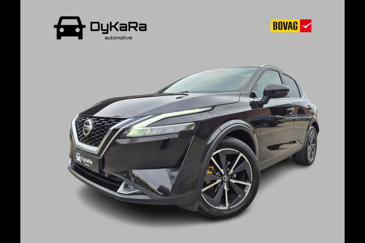 Nissan QASHQAI 1.3 MHEV Xtronic Tekna Design Pano Leder Trekhaak Dealer OH 1e eig