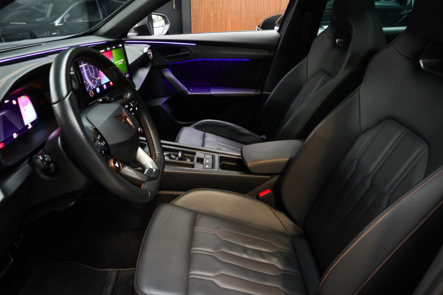 CUPRA Formentor 2.0 TSI 4DRIVE Panodak Leer 360° Memory PDC Elektr. bedienbare achterklep Stuurverwarming Navi Climate voor & achter Zwart hemelbekleding Stoelverwarming Virtual cockpit Keyless Entry & Go LM velgen