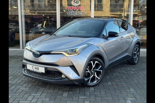 Toyota C-HR 1.8 Hybrid Bi-Tone Plus | JBL, LED Pakket, Dodehoekherkenning, Navigatie, Parkeersensoren, Stoelverwarming, Keyless, 18 inch