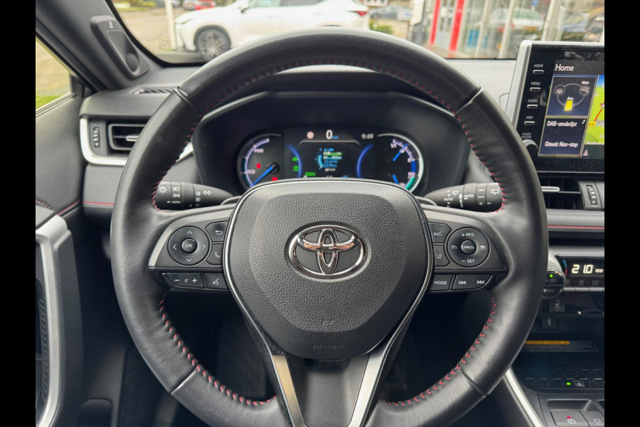 Toyota RAV4 2.5 Plug-in Hybrid AWD Bi-Tone Plus | Trekhaak, Head up display, JBL, Leer, Geheugenfunctie, 360 camera, Stoel+stuurverwarming,
