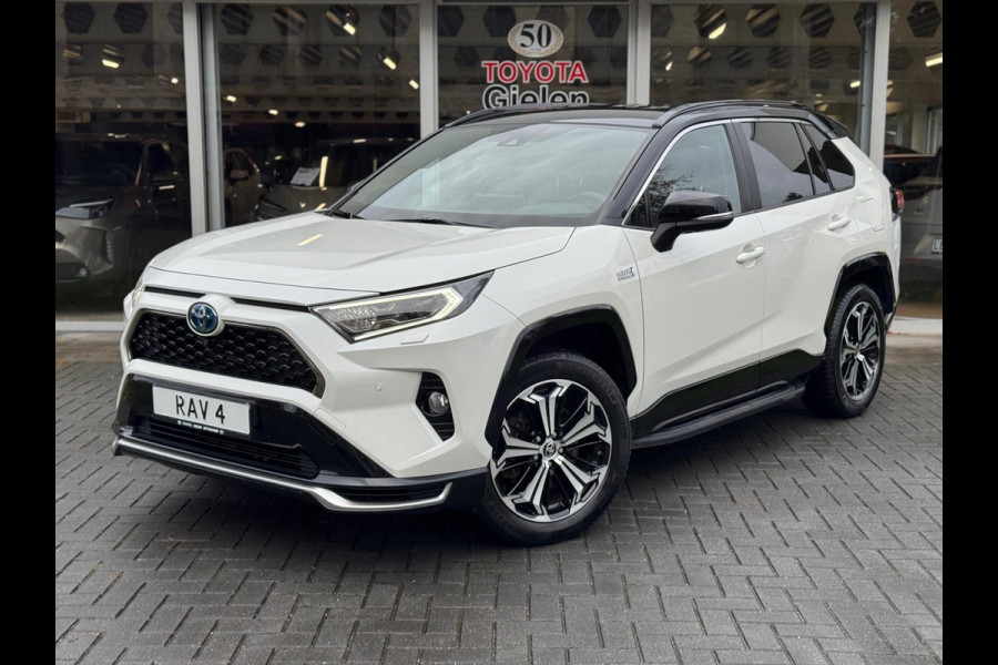 Toyota RAV4 2.5 Plug-in Hybrid AWD Bi-Tone Plus | Trekhaak, Head up display, JBL, Leer, Geheugenfunctie, 360 camera, Stoel+stuurverwarming,