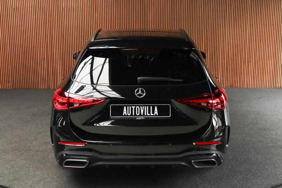 Mercedes-Benz C-Klasse Estate 180 AMG Line Navi Leer Camera Nightpack PTS Ambient Elekt. achterklep PTS LM velgen BTW auto!