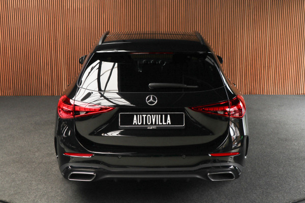 Mercedes-Benz C-Klasse Estate 180 AMG Line Navi Leer Camera Nightpack PTS Ambient Elekt. achterklep PTS LM velgen BTW auto!