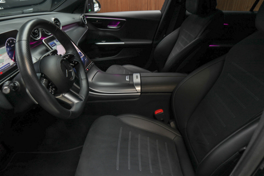 Mercedes-Benz C-Klasse Estate 180 AMG Line Navi Leer Camera Nightpack PTS Ambient Elekt. achterklep PTS LM velgen BTW auto!