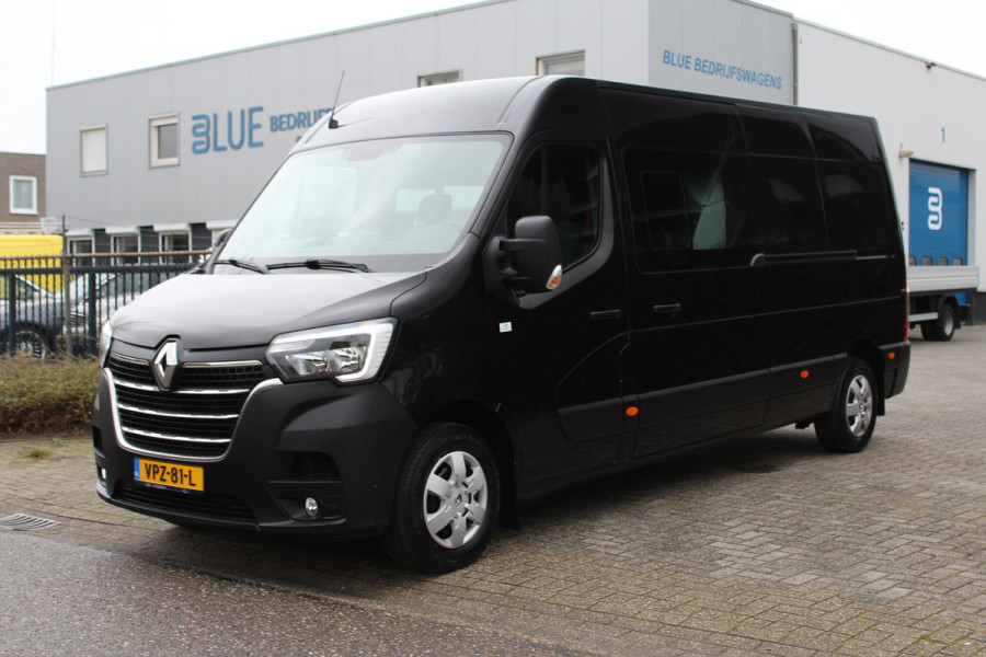 Renault Master T35 2.3 dCi 180PK L3H2 E6 DC Energy Comfort ✓ Dubbele Cabine 6 persoons ✓ trekhaak ✓ navigatie ✓ camera
