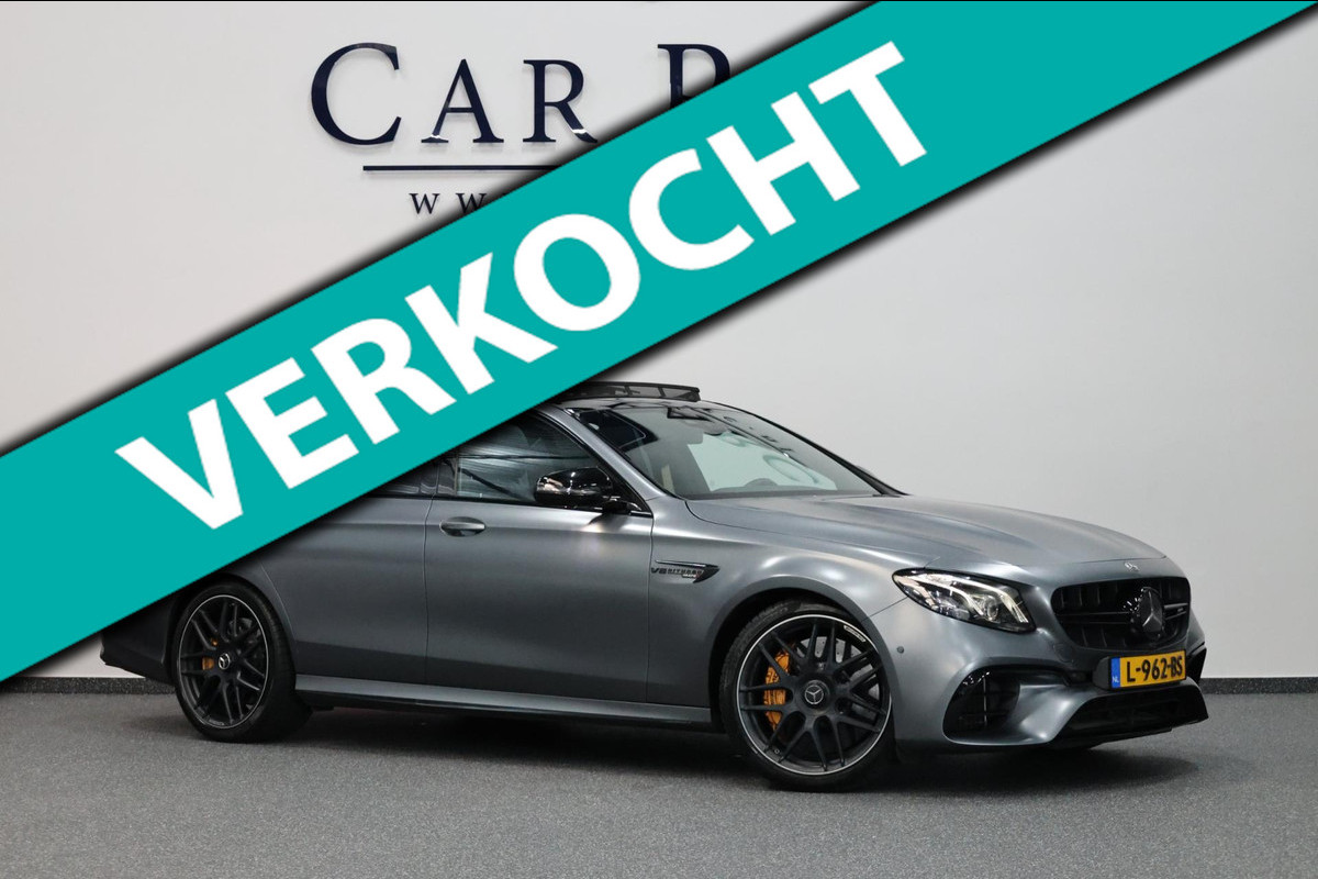 Mercedes-Benz E-Klasse AMG 63 S 4MATIC+ 612+PK CAPRISTO/KERAMISCH/HUD/SFEER/LUCHT/PANO/LEER+MASSAGE/360/ACC/ECC/12 MDN GARANTIE!