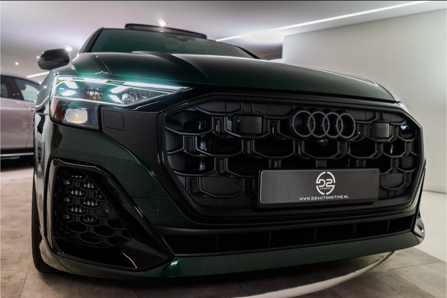 Audi Q8 60 TFSI E Quattro S-Edition Competition 490PK | Goodwood Green | 3D B&O | Pano | VOL! 5 JAAR FABR. GARANTIE