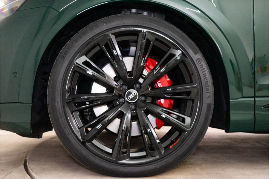 Audi Q8 60 TFSI E Quattro S-Edition Competition 490PK | Goodwood Green | 3D B&O | Pano | VOL! 5 JAAR FABR. GARANTIE