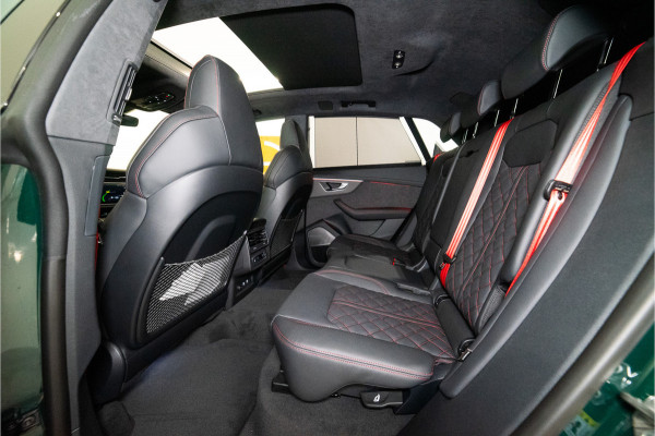 Audi Q8 60 TFSI E Quattro S-Edition Competition 490PK | Goodwood Green | 3D B&O | Pano | VOL! 5 JAAR FABR. GARANTIE