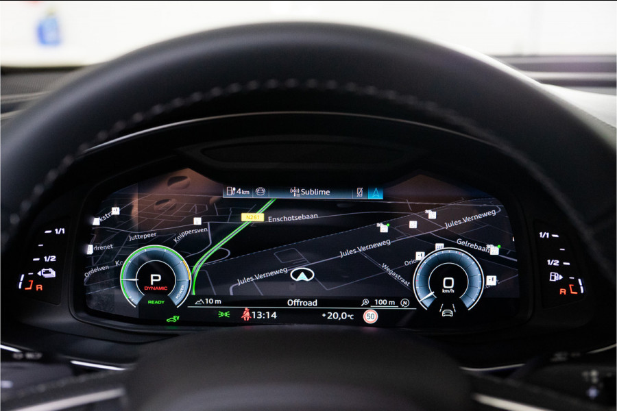Audi Q8 60 TFSI E Quattro S-Edition Competition 490PK | Goodwood Green | 3D B&O | Pano | VOL! 5 JAAR FABR. GARANTIE