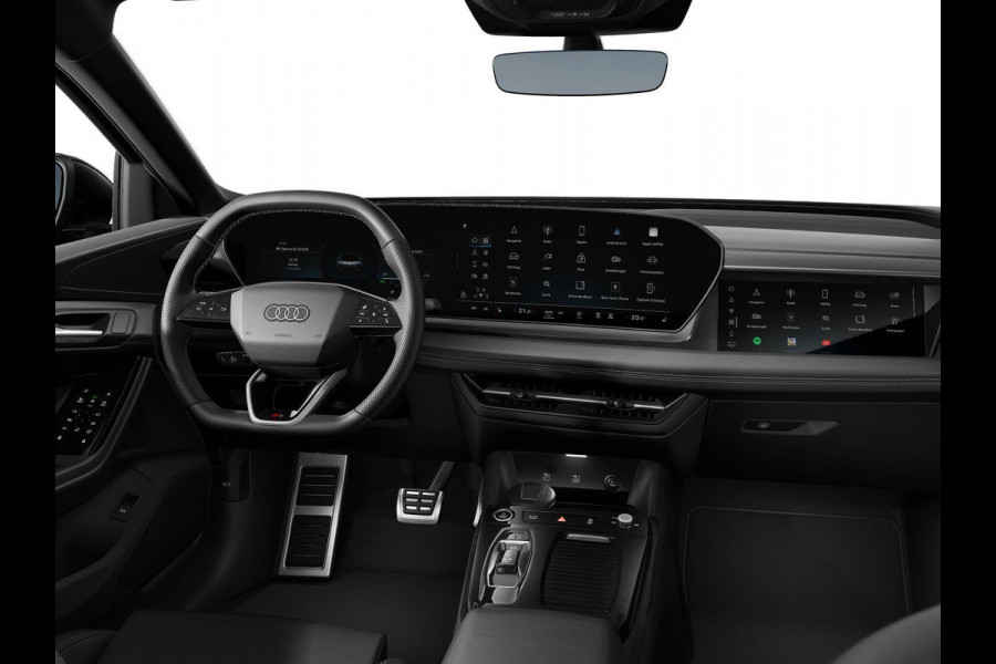 Audi Q6 Sportback e-tron S edition perf 100Kwh 306 pk Sportback | Techniek pakket pro | Lederen bekleding | Rode remzadels | Privacy glas |