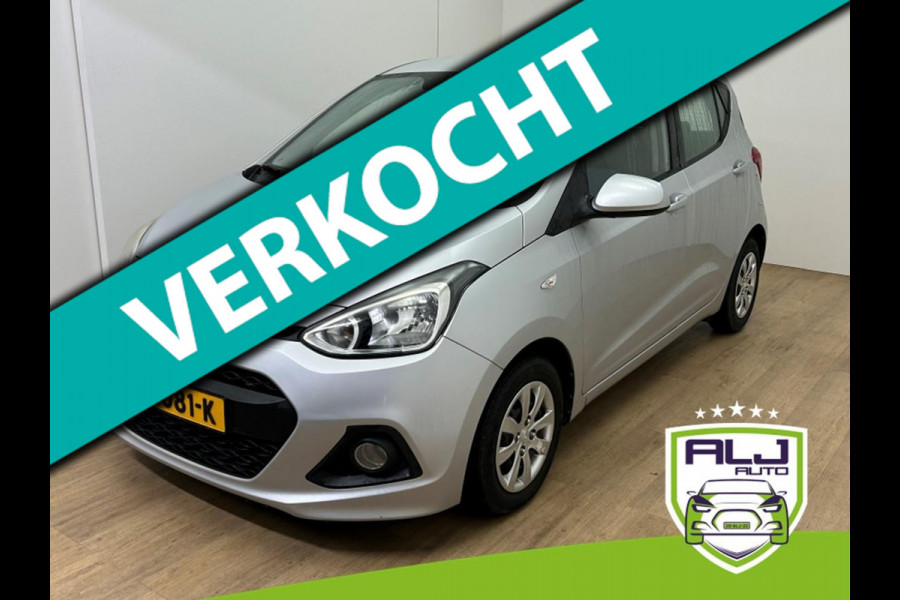 Hyundai i10 Occasion 1.0i i-Motion Comfort | Grijs | Tweedehands Hyundai i10 | Airco | Cruisecontrol | Aux en usb audio