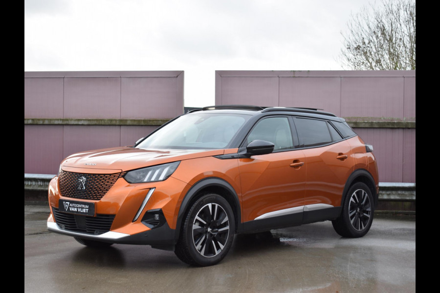 Peugeot e-2008 EV GT Première 1 fase 50 kWh SCHUIF- KANTELDAK | NAVI & CARPLAY | ACHTERUITRIJCAMERA MET SENSOREN | E.C.C. |