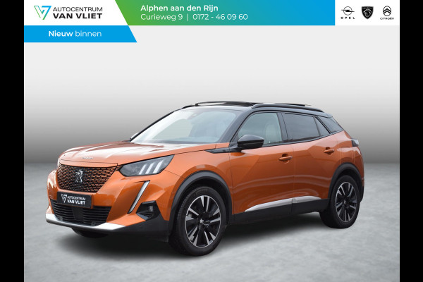 Peugeot e-2008 EV GT Première 1 fase 50 kWh SCHUIF- KANTELDAK | NAVI & CARPLAY | ACHTERUITRIJCAMERA MET SENSOREN | E.C.C. |