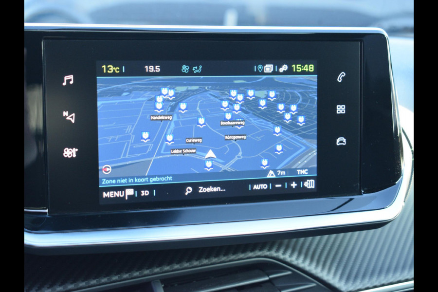 Peugeot e-2008 EV Allure Pack 50 kWh SCHUIF- KANDELDAK | NAVI & CARPLAY | ACHTERUITRIJCAMERA MET SENSOREN | E.C.C. |