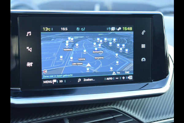 Peugeot e-2008 EV Allure Pack 50 kWh SCHUIF- KANDELDAK | NAVI & CARPLAY | ACHTERUITRIJCAMERA MET SENSOREN | E.C.C. |