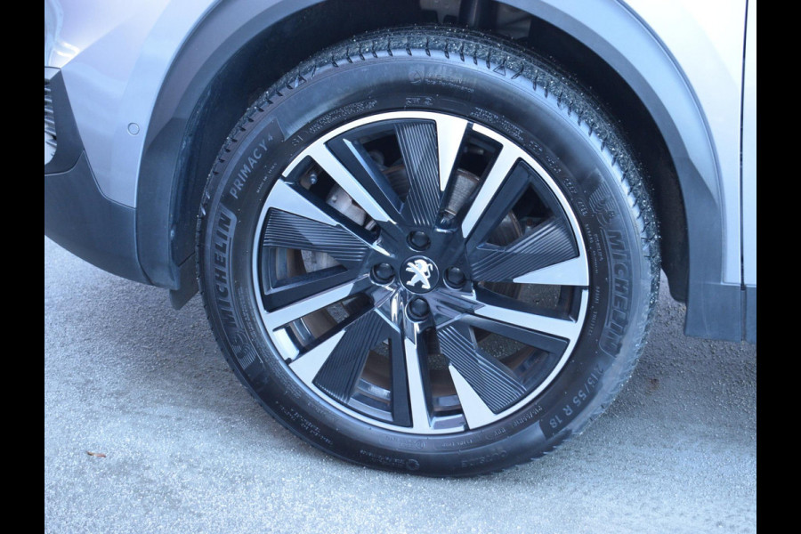 Peugeot e-2008 EV Allure Pack 50 kWh SCHUIF- KANDELDAK | NAVI & CARPLAY | ACHTERUITRIJCAMERA MET SENSOREN | E.C.C. |