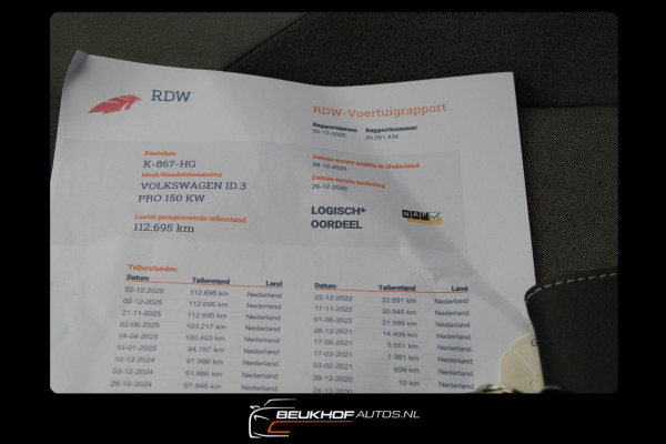 Volkswagen ID.3 First Plus 58 kWh Soh94% Carplay Navi Camera