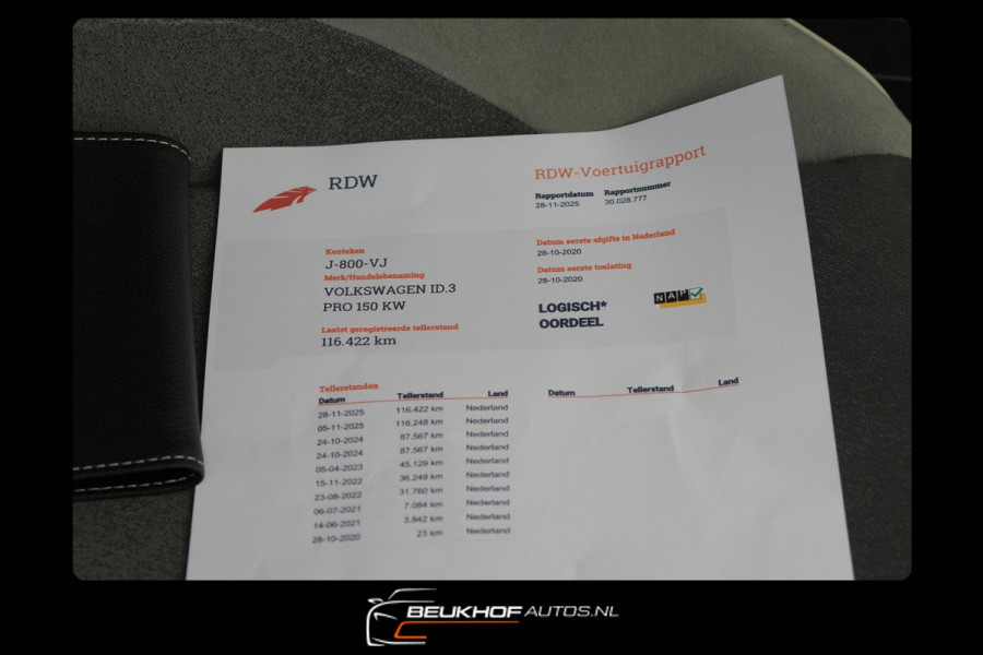 Volkswagen ID.3 First Plus 58 kWh Cam Carplay Adapt Cruise