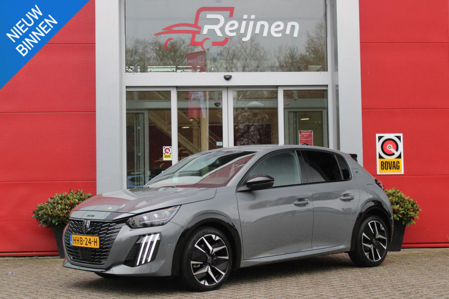 Peugeot 208 1.2 Hybrid 145PK e-DCS6 GT | NAVIGATIE | DRAADLOZE APPLE CARPLAY/ANDROID AUTO | CAMERA VOOR + ACHTER | FULL LED KOPLAMPEN | LICHTMETALEN VELGEN 17" | DODEHOEK DETECTIE | DRAADLOZE TELEFOONLADER | KEYLESS ENTRY/START | DAB+ RADIO | ADAPTIVE CRUISE CONTROL |