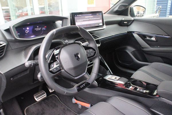 Peugeot 208 1.2 Hybrid 145PK e-DCS6 GT | NAVIGATIE | DRAADLOZE APPLE CARPLAY/ANDROID AUTO | CAMERA VOOR + ACHTER | FULL LED KOPLAMPEN | LICHTMETALEN VELGEN 17" | DODEHOEK DETECTIE | DRAADLOZE TELEFOONLADER | KEYLESS ENTRY/START | DAB+ RADIO | ADAPTIVE CRUISE CONTROL |