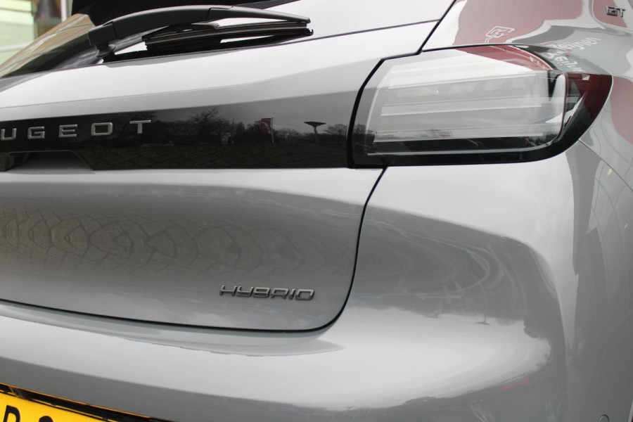 Peugeot 208 1.2 Hybrid 145PK e-DCS6 GT | NAVIGATIE | DRAADLOZE APPLE CARPLAY/ANDROID AUTO | CAMERA VOOR + ACHTER | FULL LED KOPLAMPEN | LICHTMETALEN VELGEN 17" | DODEHOEK DETECTIE | DRAADLOZE TELEFOONLADER | KEYLESS ENTRY/START | DAB+ RADIO | ADAPTIVE CRUISE CONTROL |