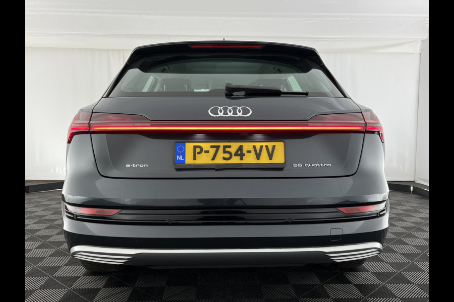 Audi e-tron 55 quattro Advanced edition Plus 95 kWh [3-Fase] {SOH-93%} (INCL-BTW) Aut.*LUXURY-LEATHER | ADAPTIVE-CRUISE | FULL-LED | DIGI-COCKPIT | KEYLESS | MEMORY-PACK | CAMERA | NAVI-FULLMAP | SHIFT-PADDLES | DAB+ | HEATED-COMFORTSEATS | DRIVE-SELECT | 20''AL