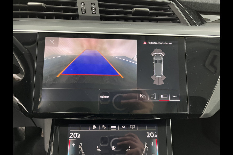 Audi e-tron 55 quattro Advanced edition Plus 95 kWh [3-Fase] {SOH-93%} (INCL-BTW) Aut.*LUXURY-LEATHER | ADAPTIVE-CRUISE | FULL-LED | DIGI-COCKPIT | KEYLESS | MEMORY-PACK | CAMERA | NAVI-FULLMAP | SHIFT-PADDLES | DAB+ | HEATED-COMFORTSEATS | DRIVE-SELECT | 20''AL