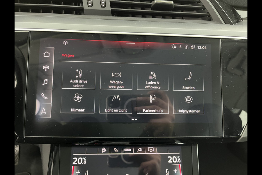 Audi e-tron 55 quattro Advanced edition Plus 95 kWh [3-Fase] {SOH-93%} (INCL-BTW) Aut.*LUXURY-LEATHER | ADAPTIVE-CRUISE | FULL-LED | DIGI-COCKPIT | KEYLESS | MEMORY-PACK | CAMERA | NAVI-FULLMAP | SHIFT-PADDLES | DAB+ | HEATED-COMFORTSEATS | DRIVE-SELECT | 20''AL