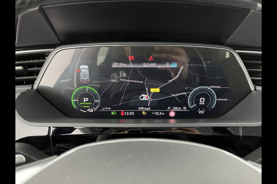 Audi e-tron 55 quattro Advanced edition Plus 95 kWh [3-Fase] {SOH-93%} (INCL-BTW) Aut.*LUXURY-LEATHER | ADAPTIVE-CRUISE | FULL-LED | DIGI-COCKPIT | KEYLESS | MEMORY-PACK | CAMERA | NAVI-FULLMAP | SHIFT-PADDLES | DAB+ | HEATED-COMFORTSEATS | DRIVE-SELECT | 20''AL