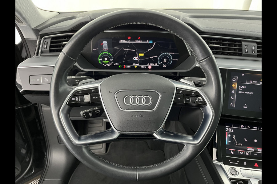 Audi e-tron 55 quattro Advanced edition Plus 95 kWh [3-Fase] {SOH-93%} (INCL-BTW) Aut.*LUXURY-LEATHER | ADAPTIVE-CRUISE | FULL-LED | DIGI-COCKPIT | KEYLESS | MEMORY-PACK | CAMERA | NAVI-FULLMAP | SHIFT-PADDLES | DAB+ | HEATED-COMFORTSEATS | DRIVE-SELECT | 20''AL