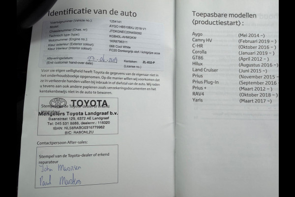 Toyota Aygo 1.0 VVT-i x-cite, NAP, CarPlay, Camera, Climate