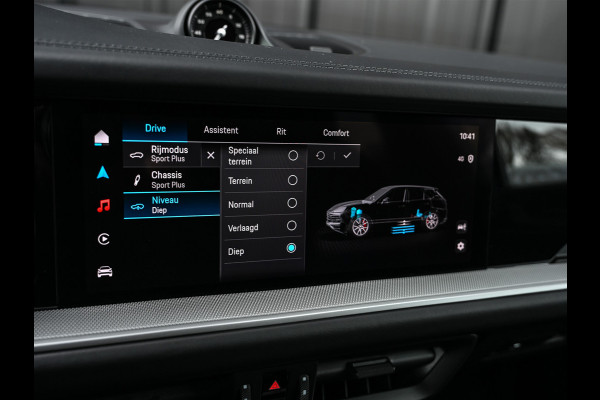 Porsche Cayenne 3.0 E-HYBRID · Luchtvering · Trekhaak · Ambiance interieur · Soft close · Bose Sound · Keyless entree · 360 Camera · Adaptieve s