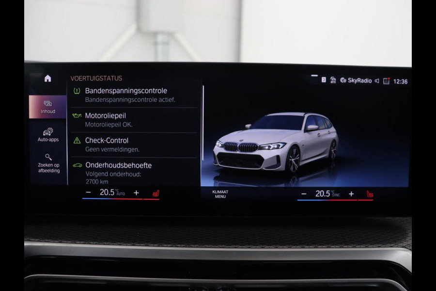 BMW 3-serie 320e M Sport | Panoramadak | Trekhaak | Stoelverwarming | Carplay | Sportstoelen | Leder/Alcantara | Navigatie | Widescreen Display | Sfeerverlichting | Parkeerhulp | PHEV | Plug In