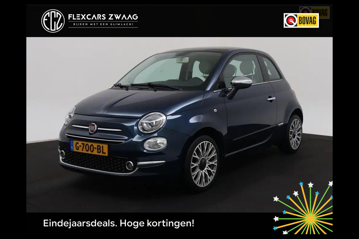 Fiat 500 1.2 Lounge - Panoramadak- Climate - Navi - Parkeerhulp